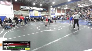 157 lbs Champ. Round 3 - Ryan Curran, Regis Jesuit vs Robert Baeder, Dana Hills