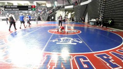 64 lbs Quarterfinal - Jace Hughes, Backyard Brawlers Wrestling Club vs Michael Wilson, Guerrilla Wrestling Academy