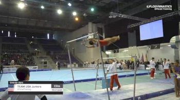 Team USA Juniors - Bars, Official Training - 2019 City of Jesolo Trophy