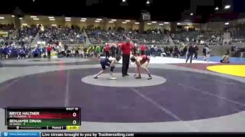 106 lbs Finals (8 Team) - Benjamin Dinan, 4A Banks vs Bryce Haltner, 4A Tillamook