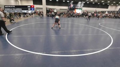130 lbs Cons. Rd Of 32 - Isobella Villarreal, Female Elite Wrestling vs Jaclyn Kyte, South Dakota