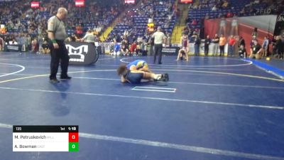 135 lbs Quarterfinal - Milly Williams, Canon-McMillan vs Mykia Petruskevich, Williamsport