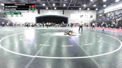 133 lbs Champ. Round 1 - Leland Reeves, Georgetown (KY) vs Arlo Laxton, Lindsey Wilson (Ky.)