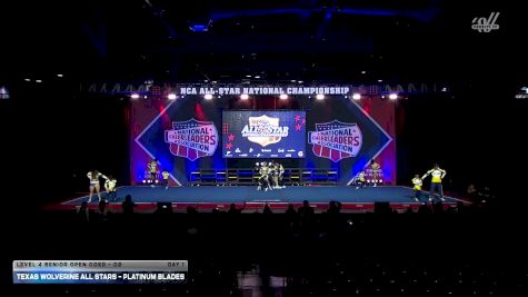 Texas Wolverine All Stars - Platinum Blades [2026 L4 Senior Open Coed - D2 Day 1] 2026 NCA All-Star National Championship