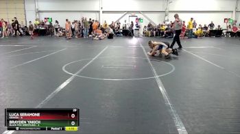 84 lbs Round 1 (8 Team) - Luca Seramone, Kraken vs Brayden Yakich, Black Fox Wrestling