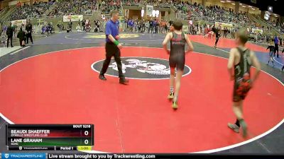 92 lbs Cons. Round 4 - Lane Graham, SCMC vs Beaudi Shaeffer, Othello Wrestling Club