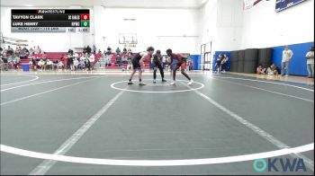 110 lbs Final - Tavyon Clark, Del City Little League Wrestling vs Luke Henry, Newcastle Youth Wrestling