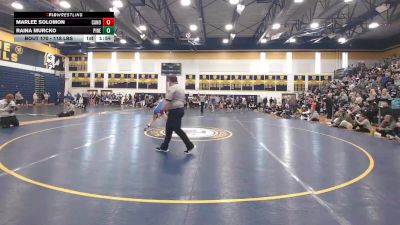 118 lbs Quarterfinal - Marlee Solomon, Canon-McMillan vs Raina Murcko, Pine-Richland