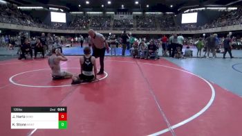 135 lbs Quarterfinal - Joseph Hartz, Bordentown vs Karter Stone, Montoursville