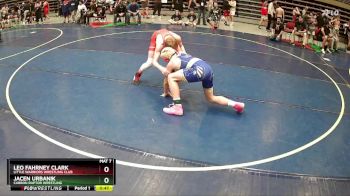 132 lbs Cons. Round 3 - Leo Fahrney Clark, Little Warriors Wrestling Club vs Jacen Urbanik, Carbon Raptor Wrestling