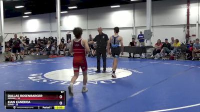 97 lbs Placement Matches (8 Team) - Luke Nied, Indiana vs Greysen Packer, Idaho