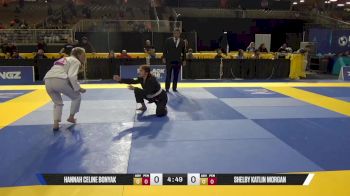 Shelby Katlin Morgan vs Hannah Celine Bonyak 2025 Pan Jiu Jitsu IBJJF Championship