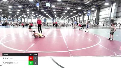 60 lbs Rr Rnd 1 - Eddie Cuff, Grit Mat Club Red vs Ava Margolis, Team Barracuda