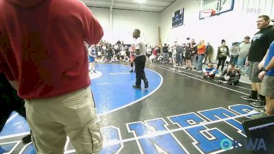 120 lbs Rr Rnd 1 - Cale Spaulding, Hilldale Youth Wrestling Club vs Trenton Bible, Vinita Kids Wrestling