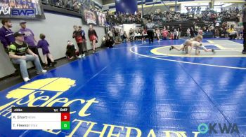 43 lbs 3rd Place - Kolter Short, Newkirk Takedown Club vs Tyler Fleenor, Standfast OKC