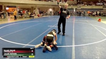 80 lbs Cons. Round 1 - Blake Zihlke, Springfield vs Caleb Matiash, PEM (Plainview/Elgin/Millville)
