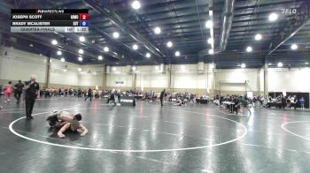 138 lbs Quarterfinal - Joseph Scott, Golden Bears Wrestling Club vs Brady Mcalister, SONS OF THUNDER