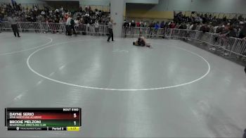 157 lbs Champ. Round 2 - Chase Warnick, Mat Demon Wrestling Club vs Caden Harvey, Lincoln-Way Wrestling Club