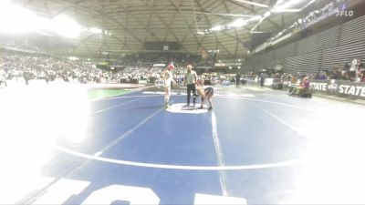 Girls 3A 130 lbs Champ. Round 1 - Grecia Ruiz-Frayre, Lakes (Girls) vs Isabella Otano, Sageview (Girls)