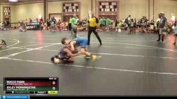 75 lbs Round 5 (6 Team) - Ryley Morningstar, Steel Valley Silver vs Rocco Fabri, Olympia National Team
