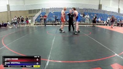 215 lbs Cons. Round 4 - James Moore, OH vs Isaac Westfall, MI