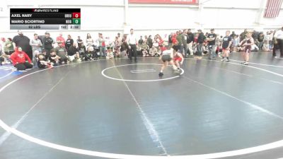 62 lbs Round Robin 3 - Axel Nary, Ground Zero MMA-YTH vs Mario Sciortino, Neighborhood WC-YTH