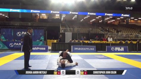 Christopher John Colon vs Joshua Aaron Metcalf 2025 Pan Jiu Jitsu IBJJF Championship