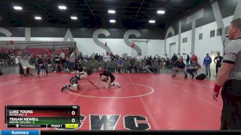 112 lbs Round 3 (8 Team) - Luke Young, M2 RED (PA) vs Teigan Newell, Indiana Outlaws