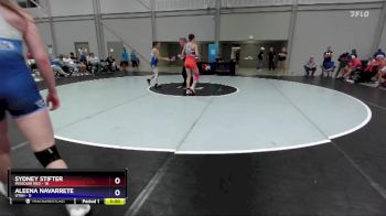 120 lbs Placement Matches (8 Team) - Sydney Stifter, Missouri Red vs Aleena Navarrete, Utah