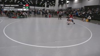 67 lbs Cons. Quarters - Phillip Yang-Elson, Summit Wrestling Academy vs Camden Beach, Young Guns Wrestling Club