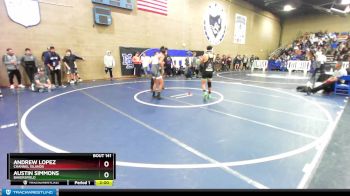 152 lbs Champ. Round 1 - Austin Simmons, Bakersfield vs Andrew Lopez, Channel Islands