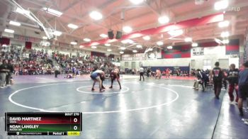 215 lbs Cons. Round 2 - Noah Langley, Mater Dei vs David Martinez, Vista