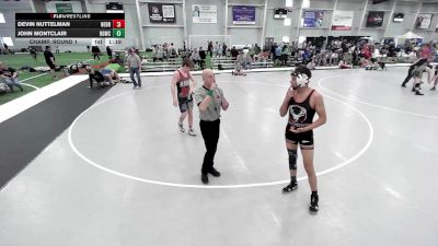 JR BOYS HARD LUCK - 143.4-143.6 Champ. Round 1 - John Montclair, Big Game Wrestling Club MT vs Devin Nuttelman, Nebraska