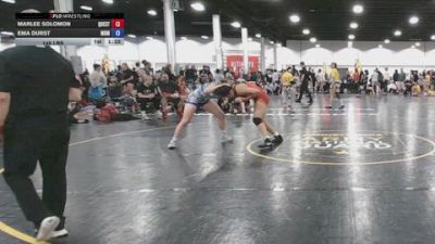 145 lbs Rr Rnd 2 - Marlee Solomon, Quest - GK12E vs Ema Durst, Black Mambas - GK12E