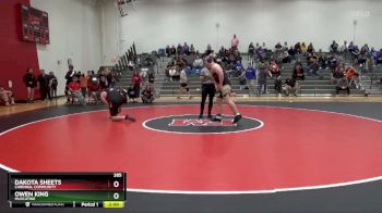 285 lbs Round 3 - Owen King, Muscatine vs Dakota Sheets, Cardinal Community