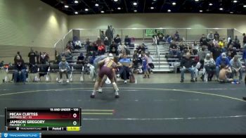 105 lbs Champ. Round 1 - Micah Curtiss, Shepherd Wc vs Jamison Gregory, Pinckney