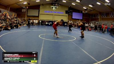 285 lbs Kenneth Copley, Embry-Riddle (Ariz.) vs Dmarian Lopez, Western Wyoming College