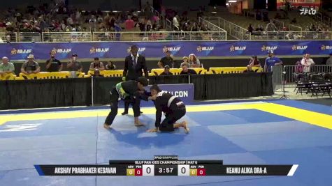 Akshay Prabhaker Kesavan vs Keanu Alika Ora-a 2026 Pan Kids Jiu-Jitsu IBJJF Championship