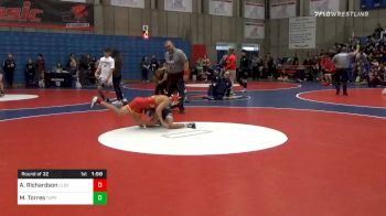 106 lbs Prelims - Anthony Richardson, Clovis West vs Miguel Torres, Toppenish