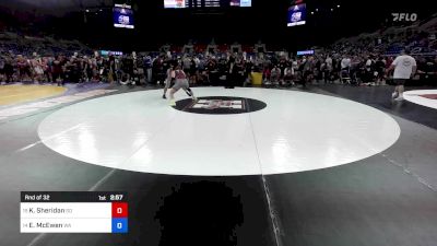 175 lbs Rnd Of 32 - Keenan Sheridan, SD vs Ezekiel McEwen, WA