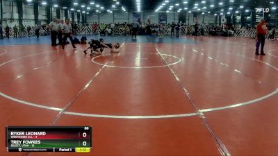 88 lbs Rd# 5- 3:45pm Friday Final Pool - Trey Fowkes, SELECT, Utah vs Ryker Leonard, Westshore D.S.