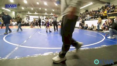 55 lbs Consi Of 8 #2 - Hunter Osburn, Jay Wrestling Club vs Luke Sandlin, Vian Wrestling Club