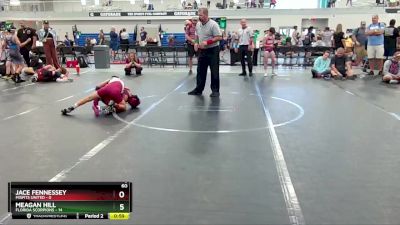 60 lbs Finals (8 Team) - Jace Fennessey, Misfits United vs Meagan Hill, Florida Scorpions