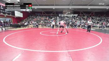 192 lbs 7th Place Match - Luciano LoPresti, Albany vs Braydan Johnson, Del Norte