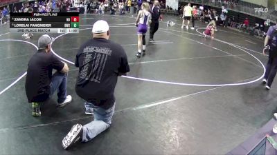 89 lbs 3rd Place Match - Lorelai Fangmeier, Blair Wrestling Club vs Zandra Jacob, Neligh Oakdale