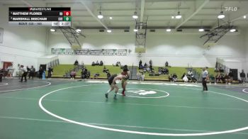 165 lbs 1st Place Match - Matthew Flores, Rio Hondo vs Marshall Beecham, Cuesta