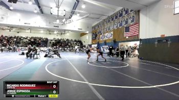 120 lbs Cons. Round 2 - Jorge Espinoza, La Puente vs Ricardo Rodriguez, Santa Fe