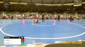 115 lbs Quarterfinal - Cole Speer, CP Wrestling vs Roman Tuttle, Triumph Wrestling Club