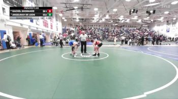 Girls 155 lbs Quarterfinal - Rachel Shomaker, San Mateo&nbsp;Girls vs Angelinah De Leon, Santa Clara&nbsp;Girls