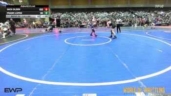 132 lbs Round Of 32 - Jack Olsen, Roseburg vs Frank Lopez, Lemoore Wrestling Club